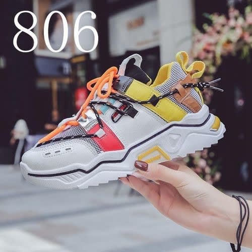 Yellow Multi Sneakers