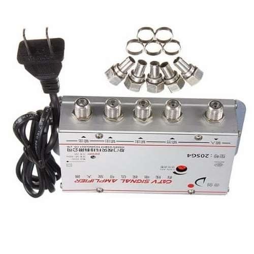 Suoer Universal Standard Ac -220v - 50hz- 4-way Catv Cable Tv Signal Amplifier