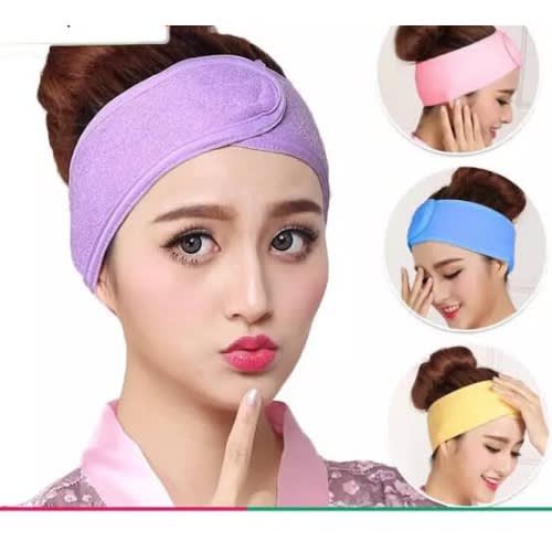 Set Of 4 Spa Facial Head Bands