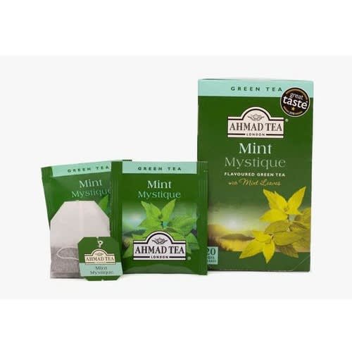 Ahmad - Mint Mystique Flavored Green Tea With Mint Leaves - 20 Teabags