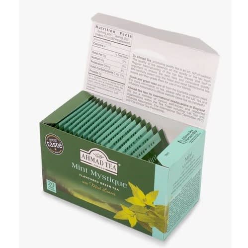 Ahmad - Mint Mystique Flavored Green Tea With Mint Leaves - 20 Teabags