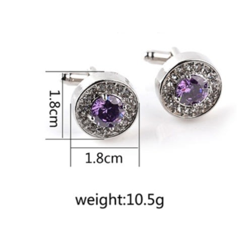 French Diamond Cufflinks- With Gift Box