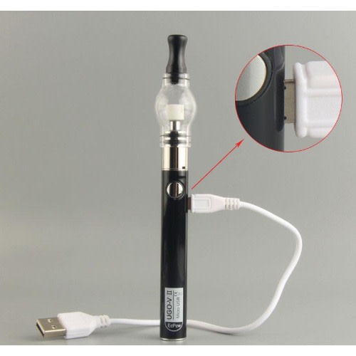Wax Globe Vape Pen Starter Kits Vaporizer Glass Bulb Waxy With Ugo V Ii Evod Micro Usb RED