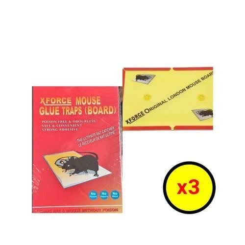 Xforce Fast Rat Gum Trap - 3 Pieces