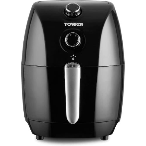 Compact Air Fryer With Rapid Air Circulation -1.5L - 900W - Black.