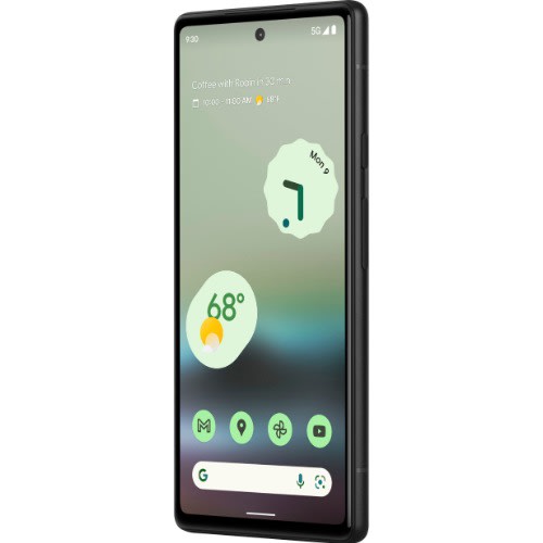 Pixel 6a 5G - 6.1" OLED - 128GB ROM - 6GB RAM - Nano-SIM - 4410mAh - Fingerprint - Chalk