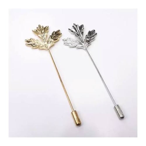Gold And Silver Maple Leaf Brooch