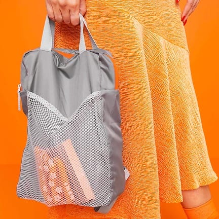 Pivring Backpack -24x8x34cm/9 Litres - Light Grey