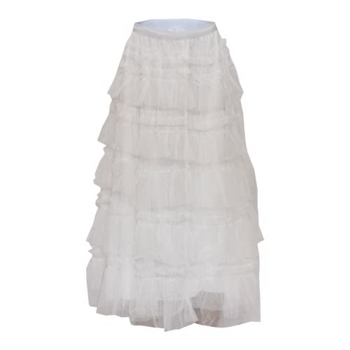 White Tulle Skirt