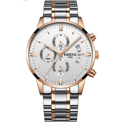 Nibosi Chronograph Chain Watch.