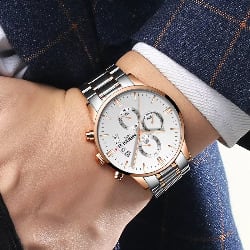 Nibosi Chronograph Chain Watch.