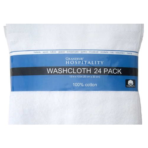 Towel - Wash Cloth - 24pcs
