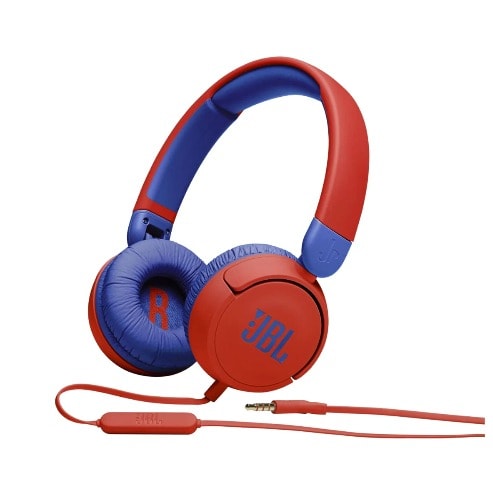 JR310 Kids Wired On-Ear Headphones - Red