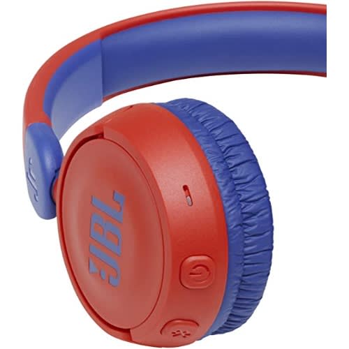 JR310 Kids Wired On-Ear Headphones - Red