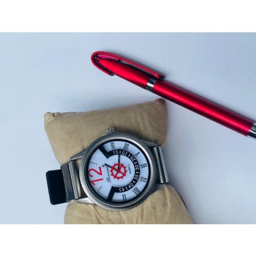 Rubber Wristwatch+free Office Pen