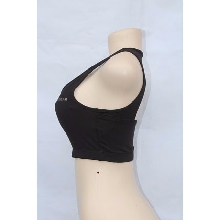 Women's Fitness Cage Bra - Black