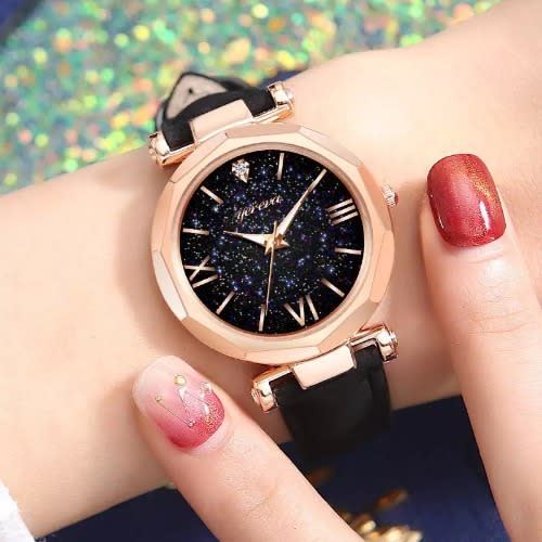 Leather Strap Wrist Watch