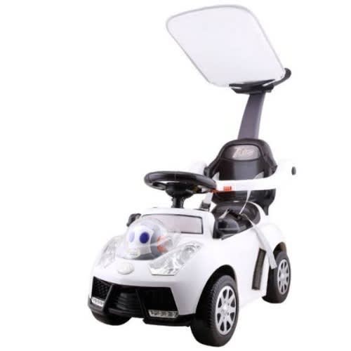 Ride-On Car With Canopy For Kids