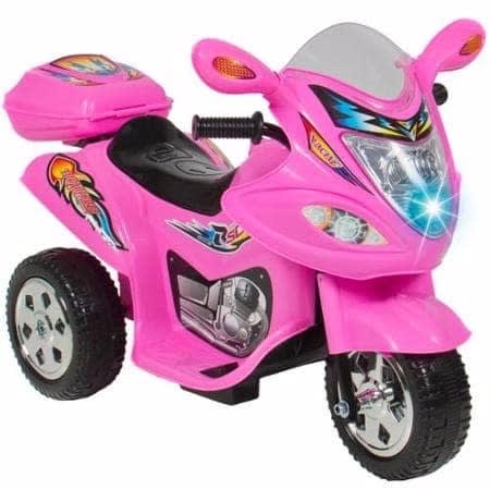 6v Kids Ride-on Motorcycle - Toy Battery Powered Electric 3 Wheel Power Bicycle