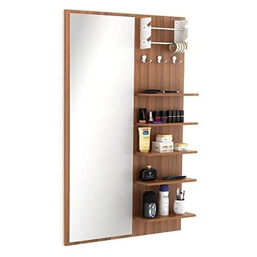 Nikky Best - Wall Hanging Dressing Table/mirror With Multi-functional Shelves