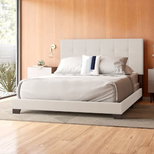 Hudson Upholstered Panel Bed