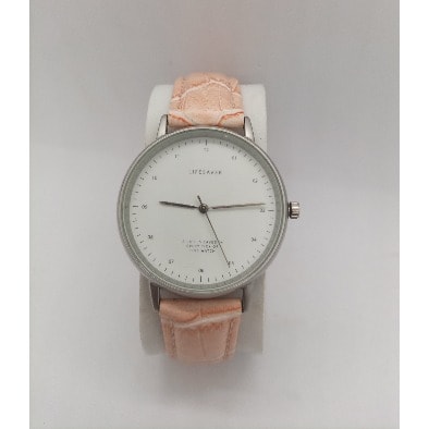 Lifesaver Unisex Leather Watch - Light Orange