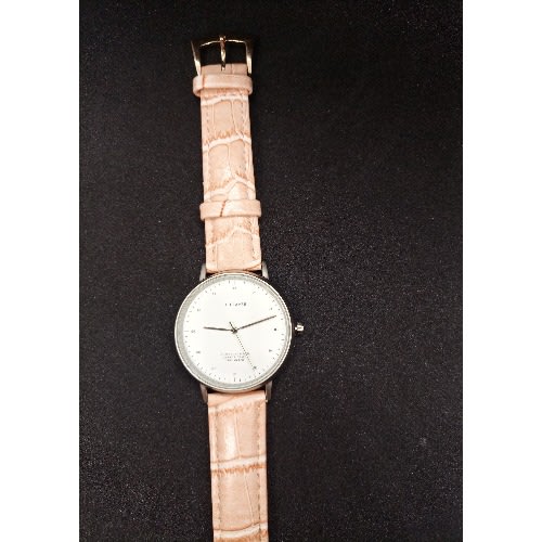 Lifesaver Unisex Leather Watch - Light Orange