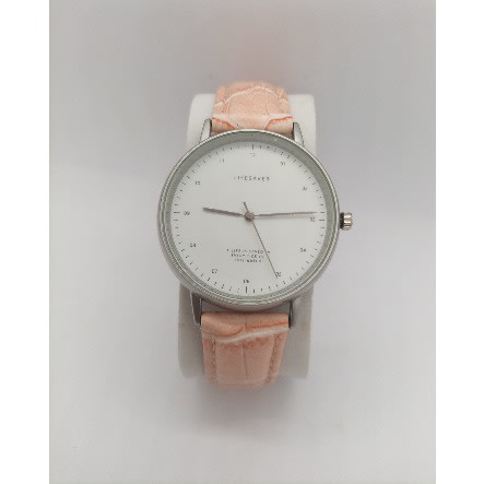 Lifesaver Unisex Leather Watch - Light Orange