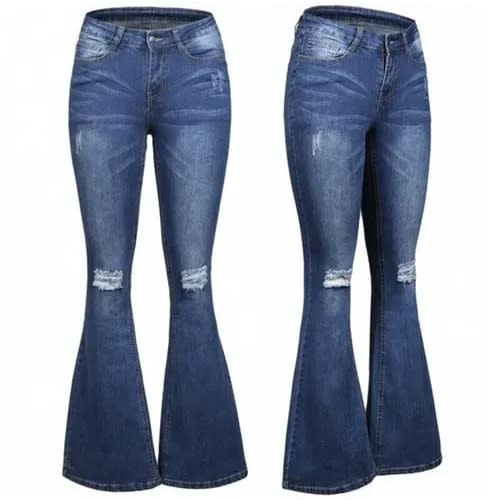 Flare Casual Women Jeans