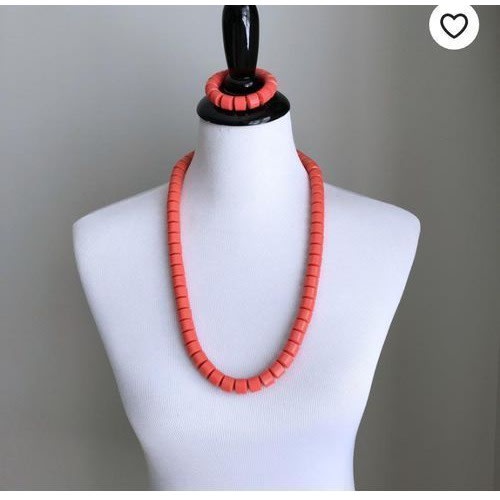 African Coral Hand Beads And Necklaces