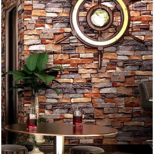 Modern Brick Wallpaper  - 5.3 Sqm