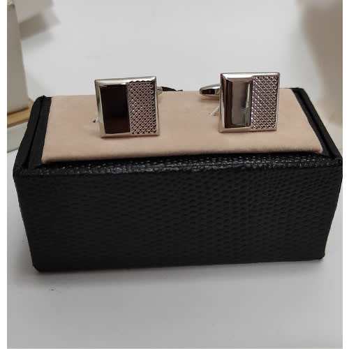 Men Cufflinks 04 - Silver