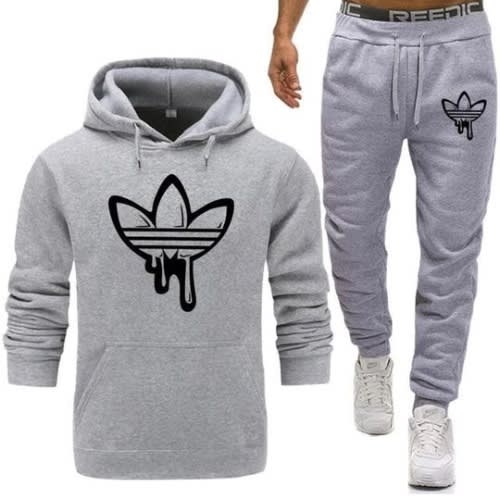 Drip Print  Up And Down - Grey