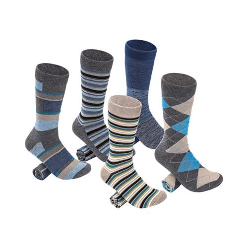 Marino Dappled Iron 5 Pack Socks -Pack 303