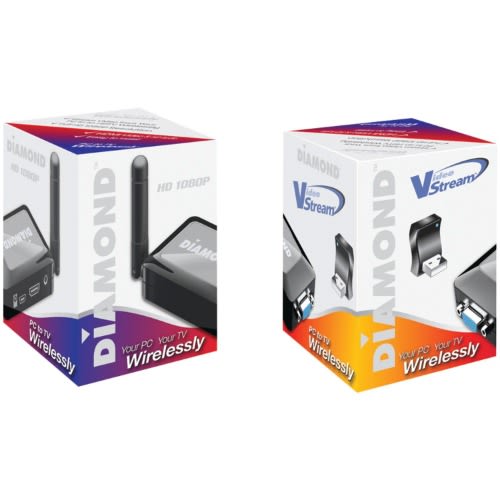 Diamond Multimedia Wpctvpro 1080p Vstream Wireless Usb Pc To Tv Adapter For Windows