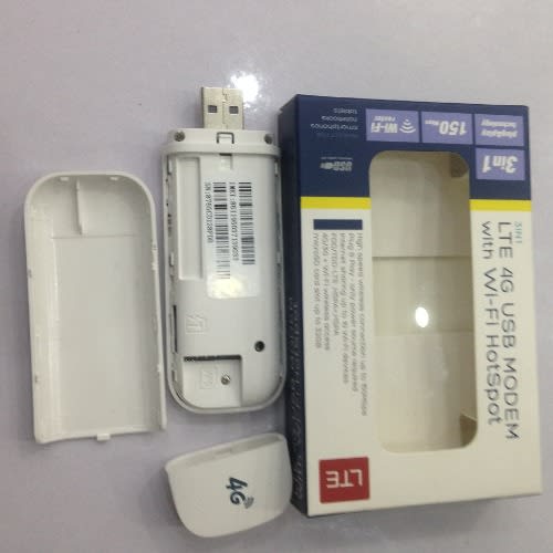 4G LTE USB Modem With Wi-Fi Hotspot - Plug & Play