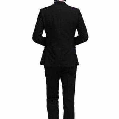 Plain Smart Suit - Black