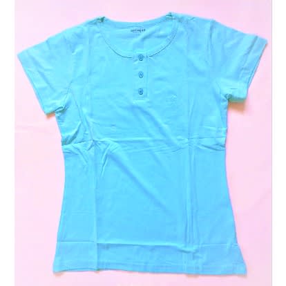 2 Piece Women's Pyjamas/sleepwear - Checkered Blue
