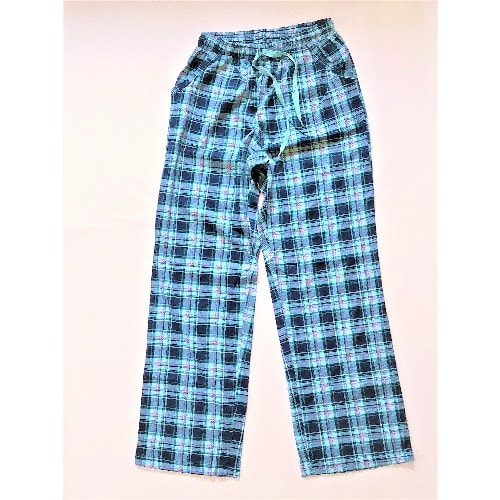 2 Piece Women's Pyjamas/sleepwear - Checkered Blue