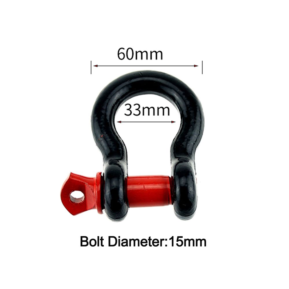 Tow Shackle D Ring Bow Shackle Isolator 2 Pack Towing