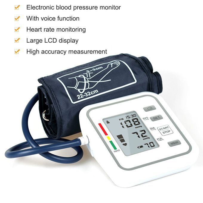 Upper Arm Style Automatic Electronic Blood Pressure Monitor