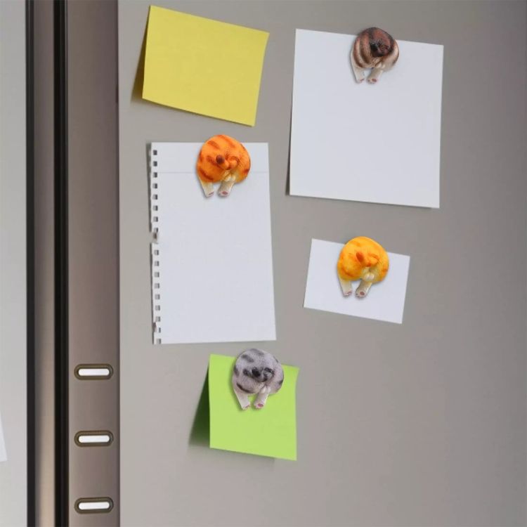 2 PCS Refrigerator Stickers With Magnetic Stickers