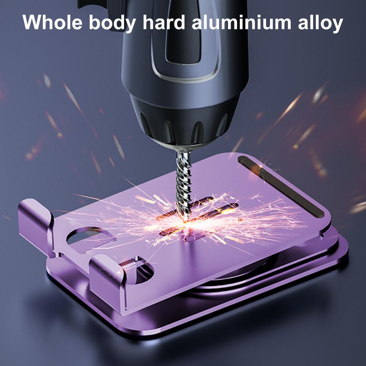 Mobile Phone Holder Anti-skid Cellphone Bracket Purple