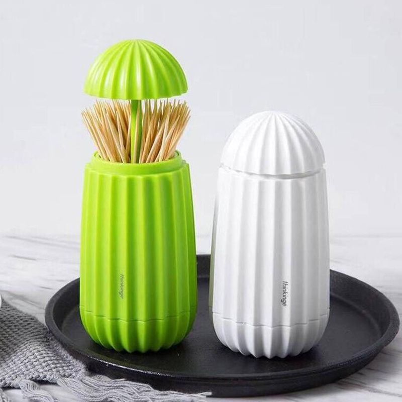 2pcs Easy Durable Cactus Shape Toothpick Holder