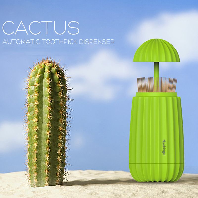 2pcs Easy Durable Cactus Shape Toothpick Holder