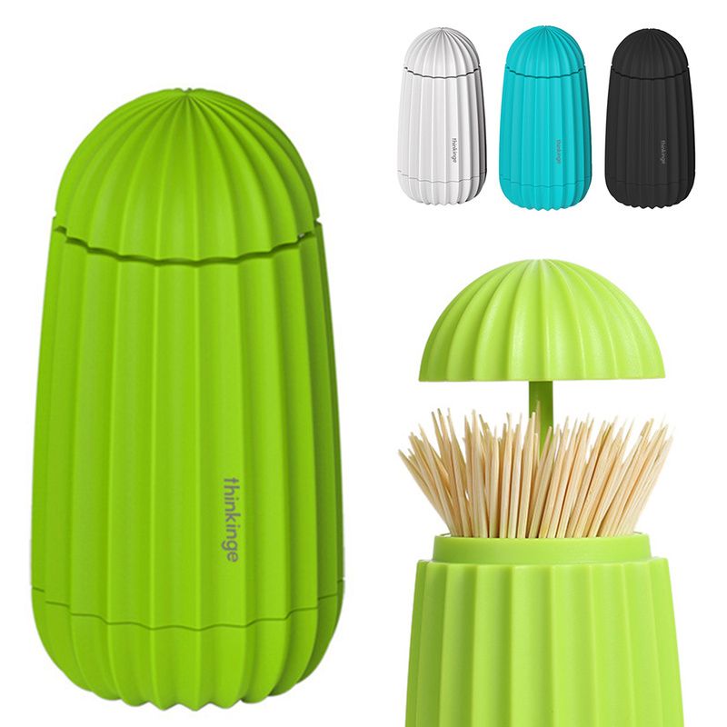 2pcs Easy Durable Cactus Shape Toothpick Holder