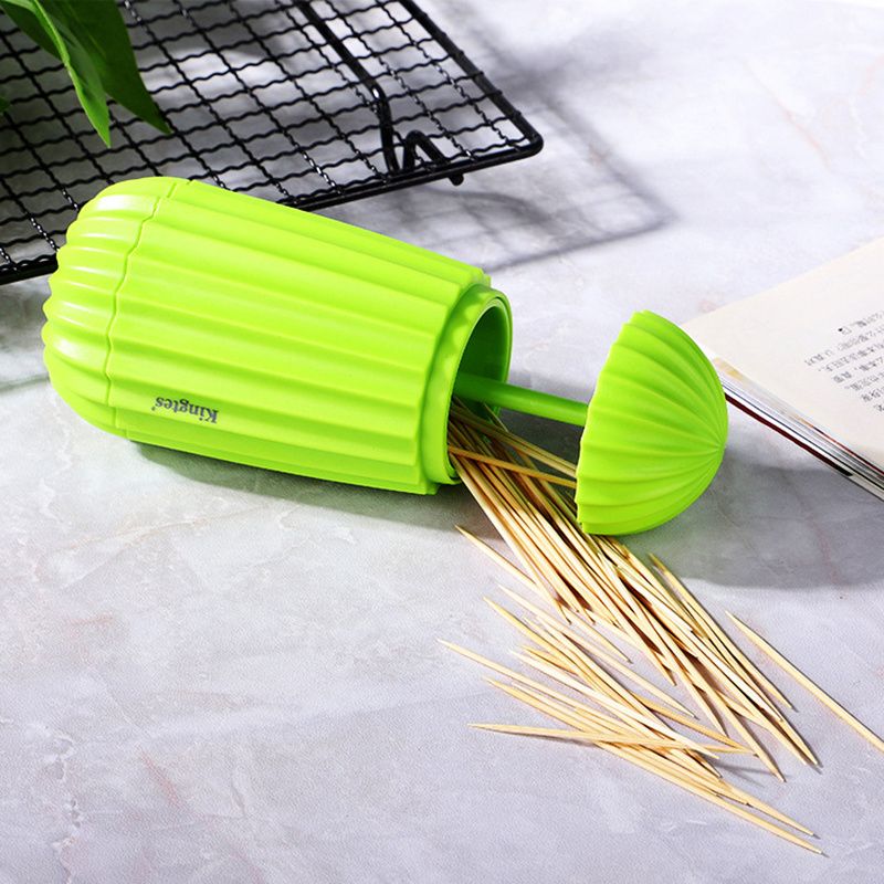 2pcs Easy Durable Cactus Shape Toothpick Holder