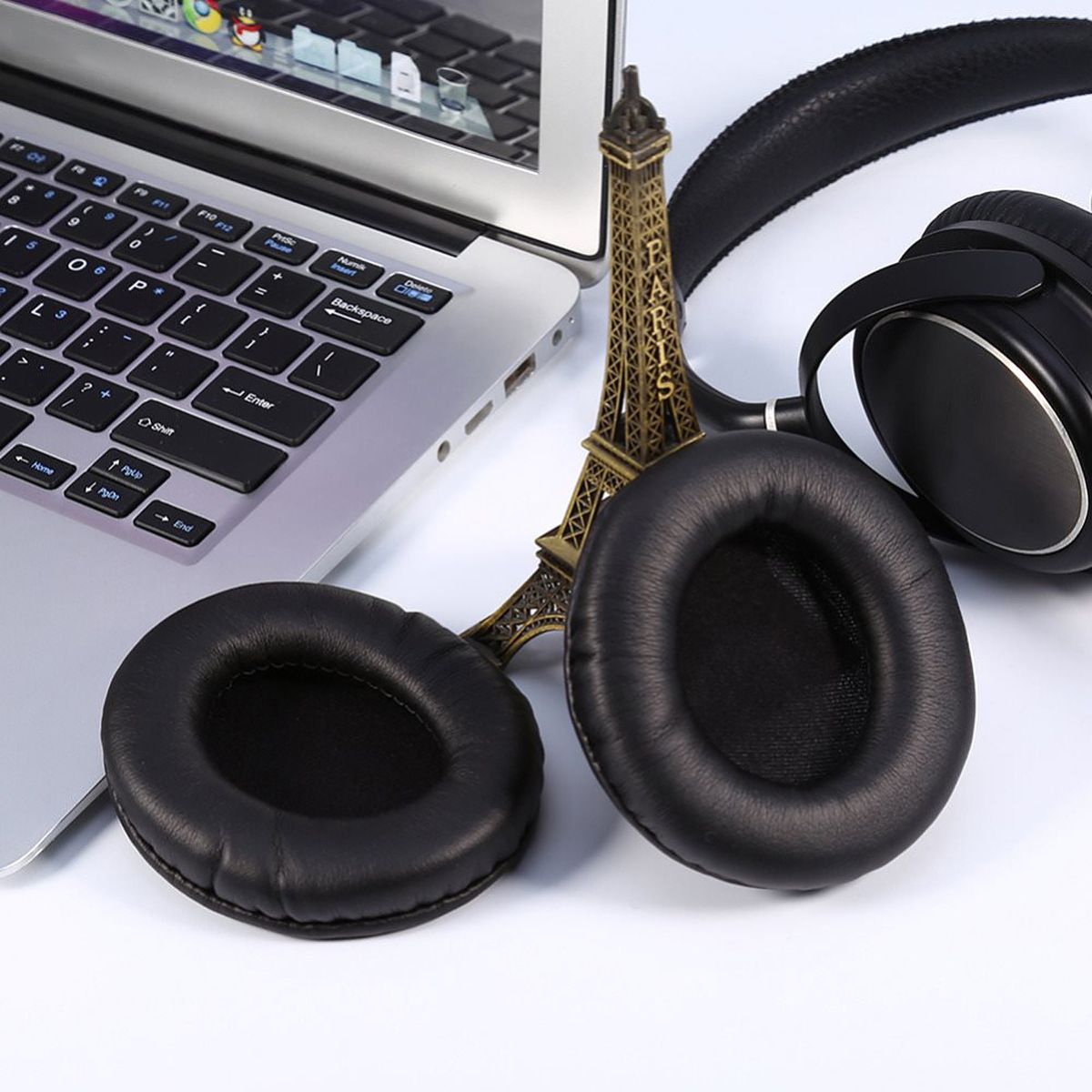 Replacement Ear Pads PU Leather Ear Cushions Replacement
