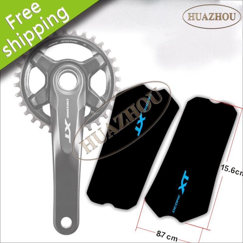 MTB Road Bike Crank Stickers for XT M8000 Vinyl Waterproof Sunscreen Antifade Bycicle Cycling  Protection Decals Free Ship