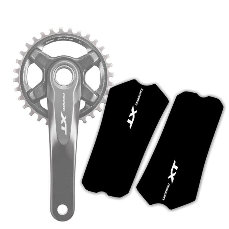 MTB Road Bike Crank Stickers for XT M8000 Vinyl Waterproof Sunscreen Antifade Bycicle Cycling  Protection Decals Free Ship